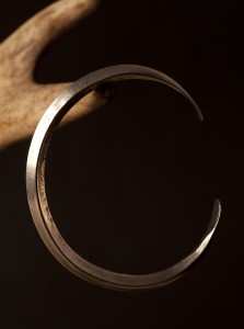 Pewter Viking Ring Money Bracelet Plain