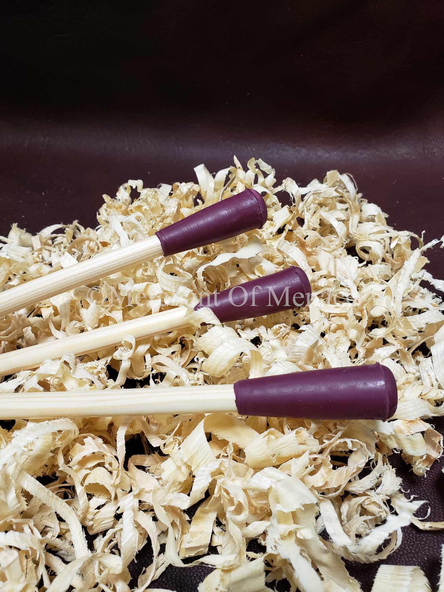 Re-enactment Combat Arrow, 4 fletching's, whipped & red head rubber tipped, AKA Vike spec. - Image 4