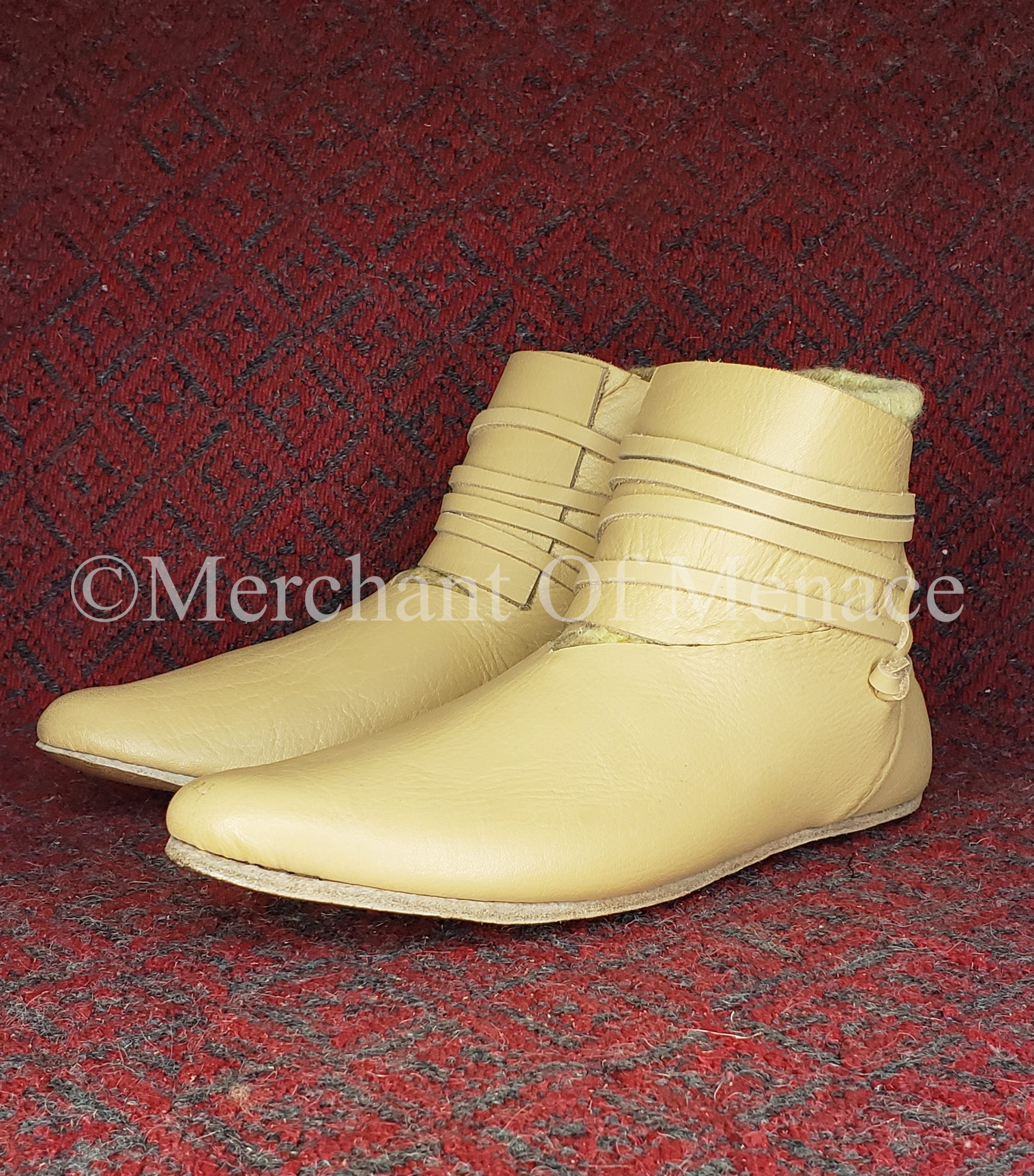 Early Medieval Norman York 7b Turn Sole Boots 11th-13th Century - Image 3