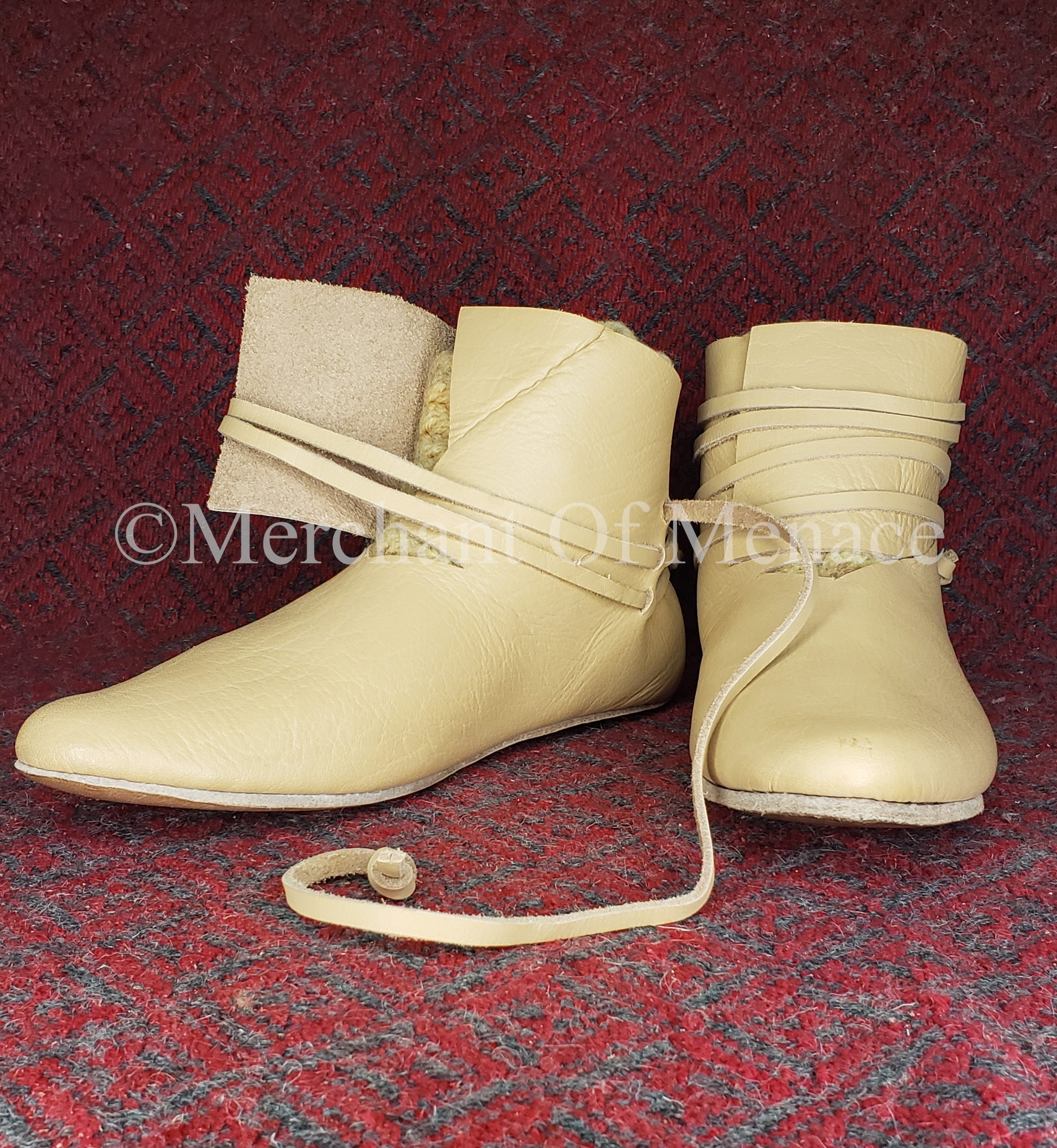Early Medieval Norman York 7b Turn Sole Boots 11th-13th Century - Image 5