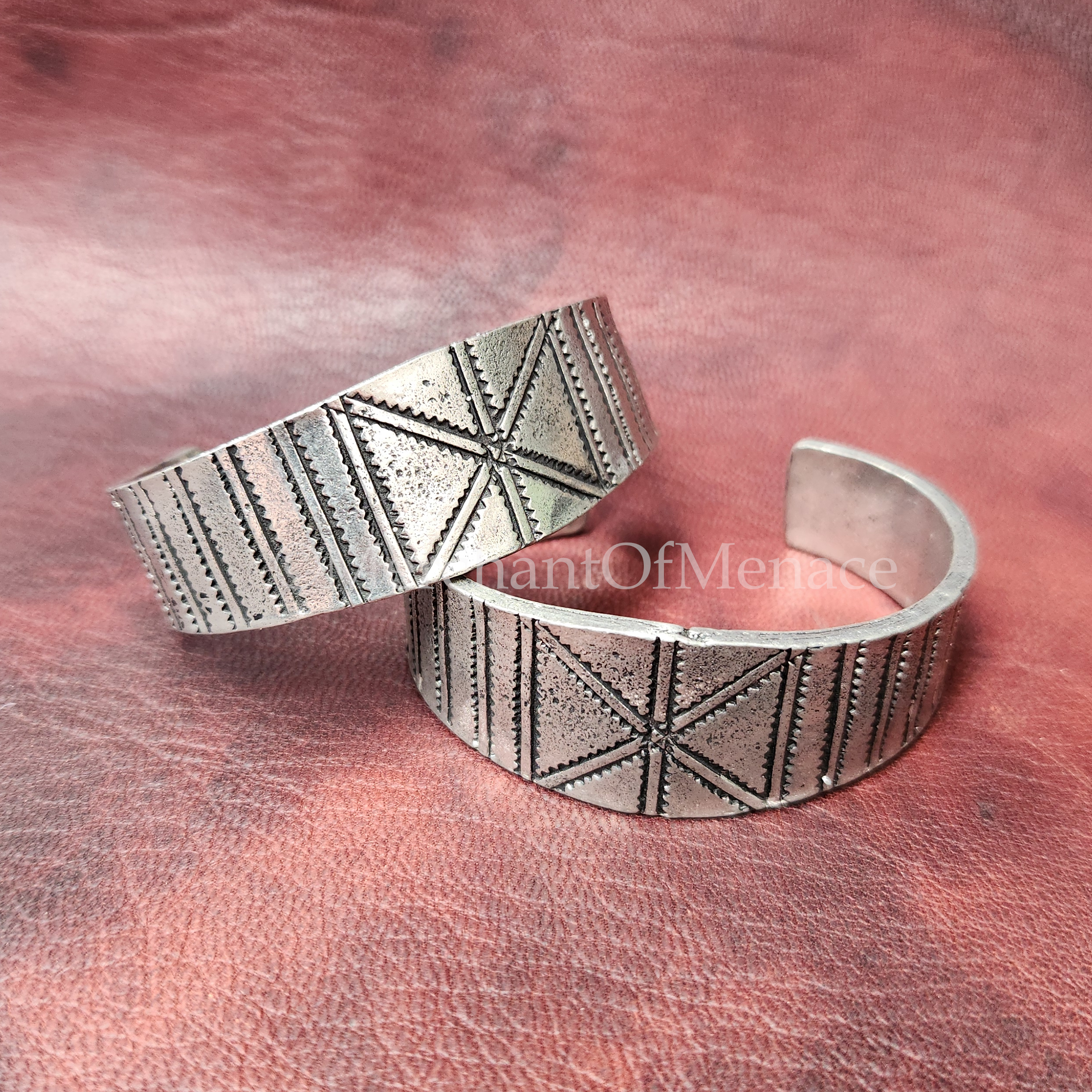 Galloway Hoard Stamped Cuff Bracelet