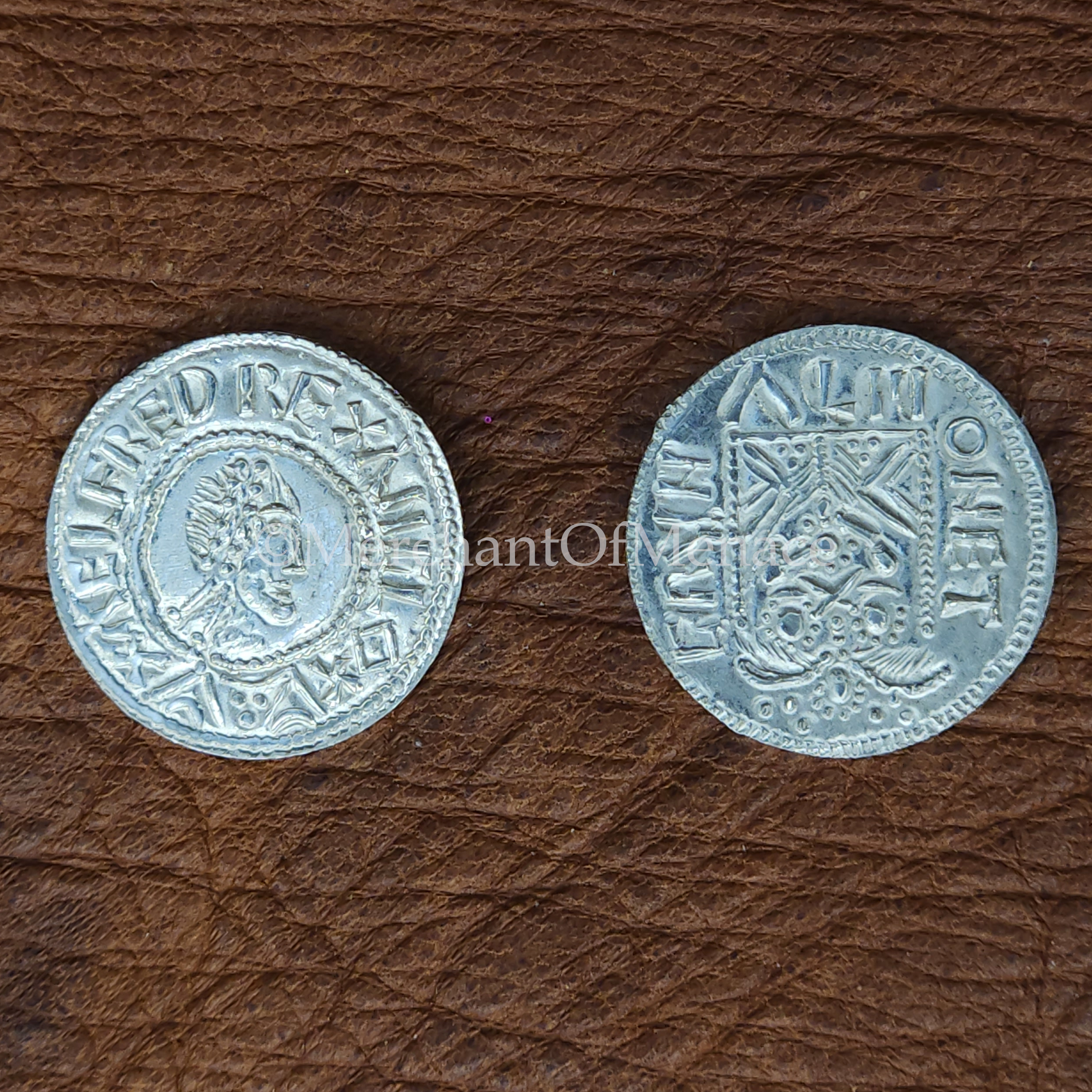 Wessex Penny (Saxon), King Alfred The Great 871 - 899 AD, Two Emperors