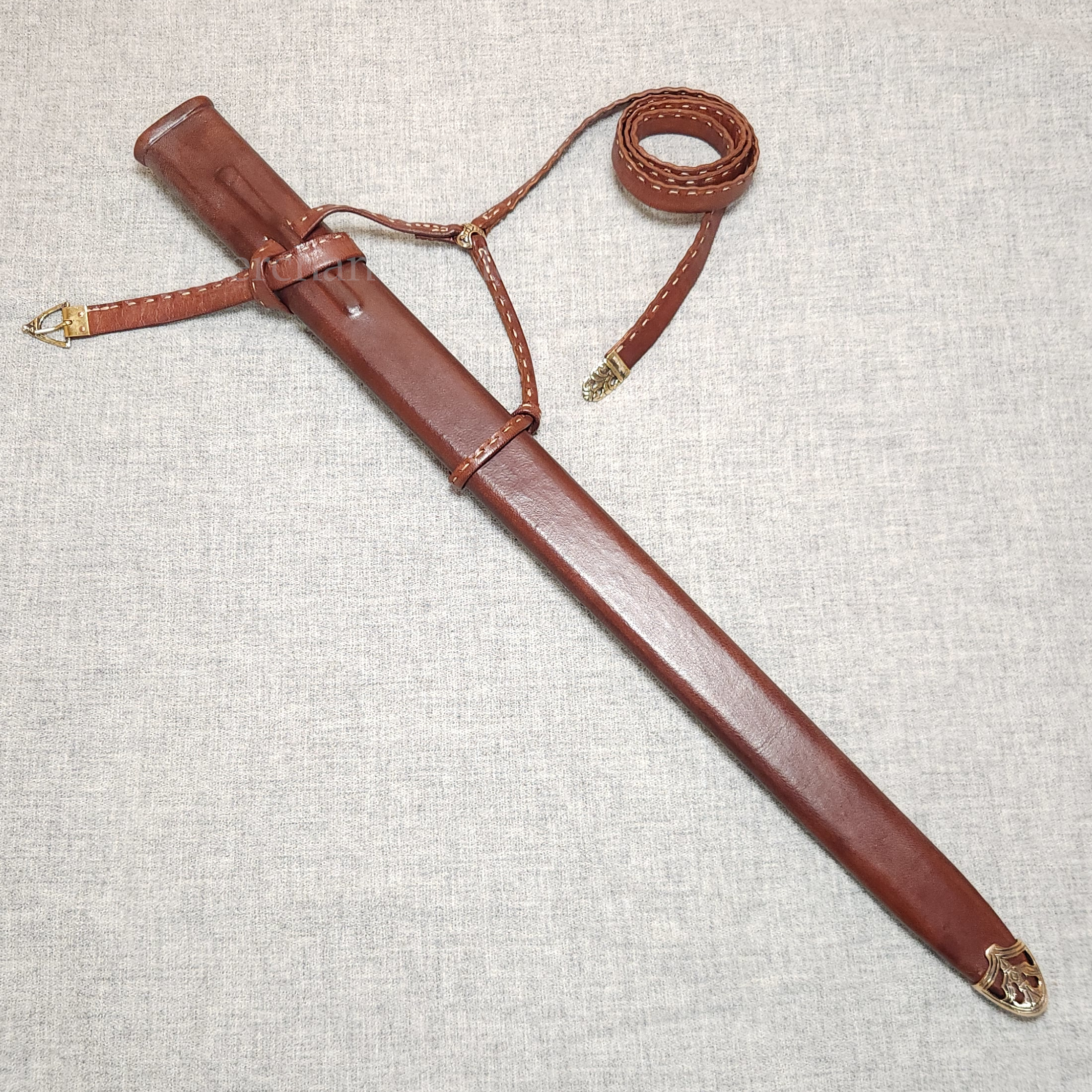 Early Medieval Sword Scabbard, 10th C Anglo- Scandinavian, 50/29/30 Baldric #1