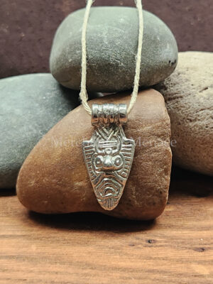 Viking Mask Brooch Pendant. MP24