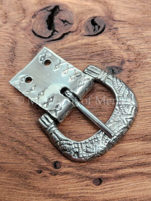 Cast Pewter Buckle 9th Century - MB23p