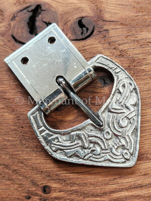 Cast Pewter Buckle 12th-15th Centuries - MB10p