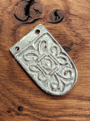 Cast Pewter Strap-end 9th Century - MSE06p
