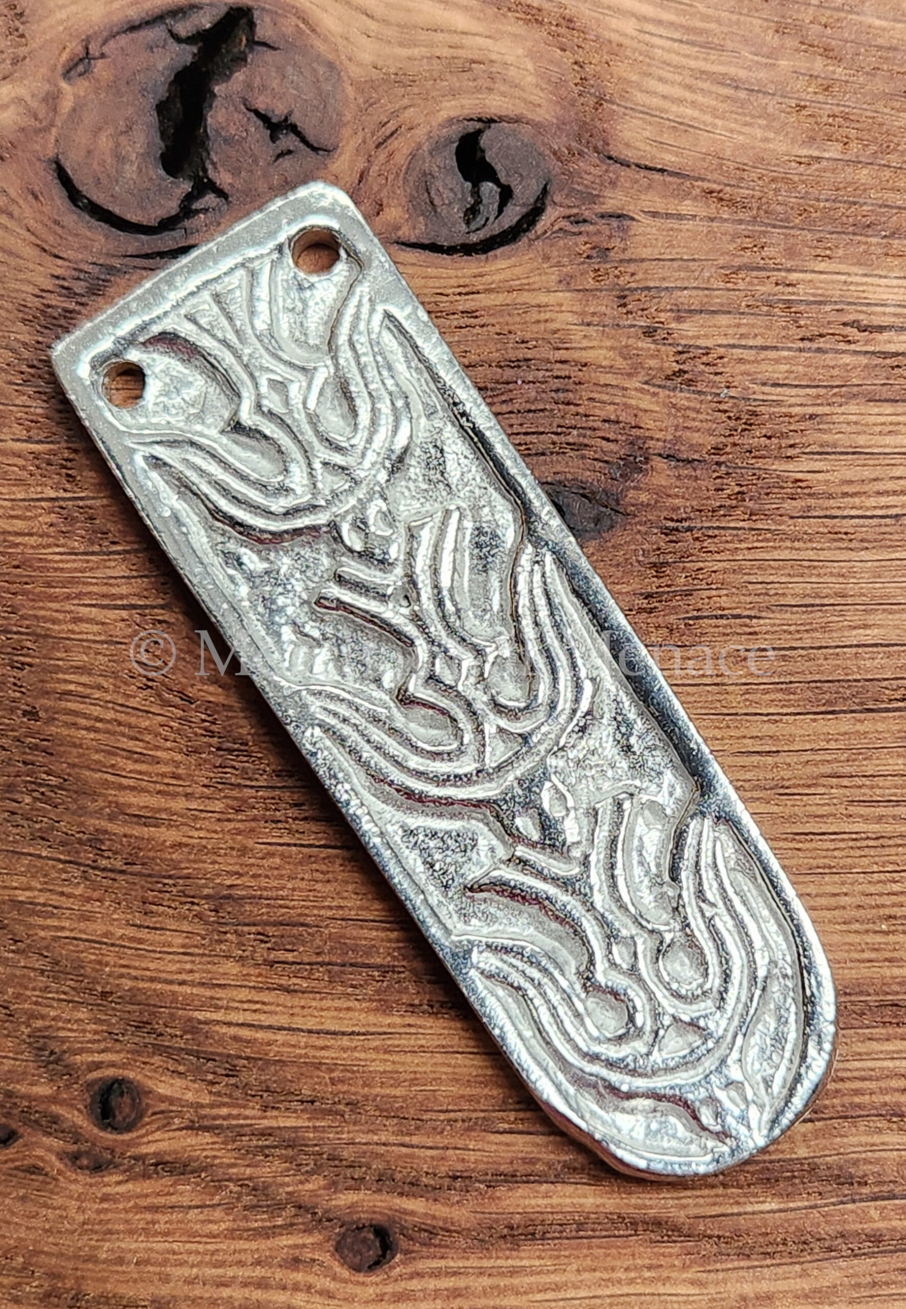 Cast Pewter Strap-end 10th Century MSE11p