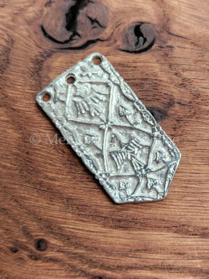 Cast Pewter Strap-end 9th - 10th Centuries - MSE20p