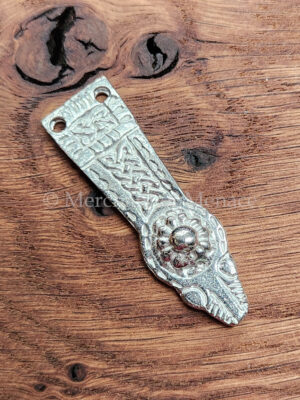 Cast Pewter Strap-end 9th Century - MSE48p