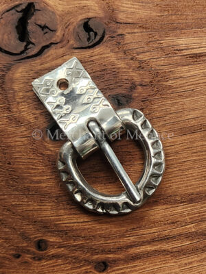 Cast Pewter Buckle 9th - 12th Centuries - MB15p